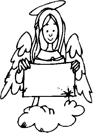 dibujos de angeles